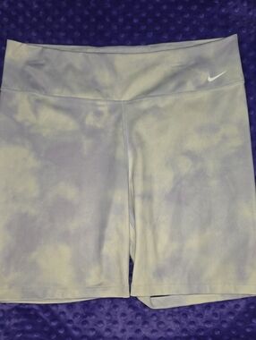 Nike Women’s Lavender Tie-Dye Bike Shorts